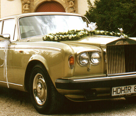 Oldtimer Hochzeitsauto Rolls Royce