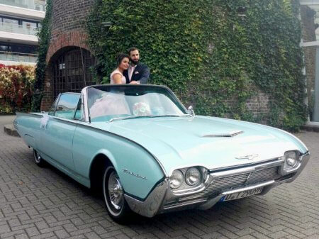 Ford Thunderbird Oldtimer Hochzeitsauto